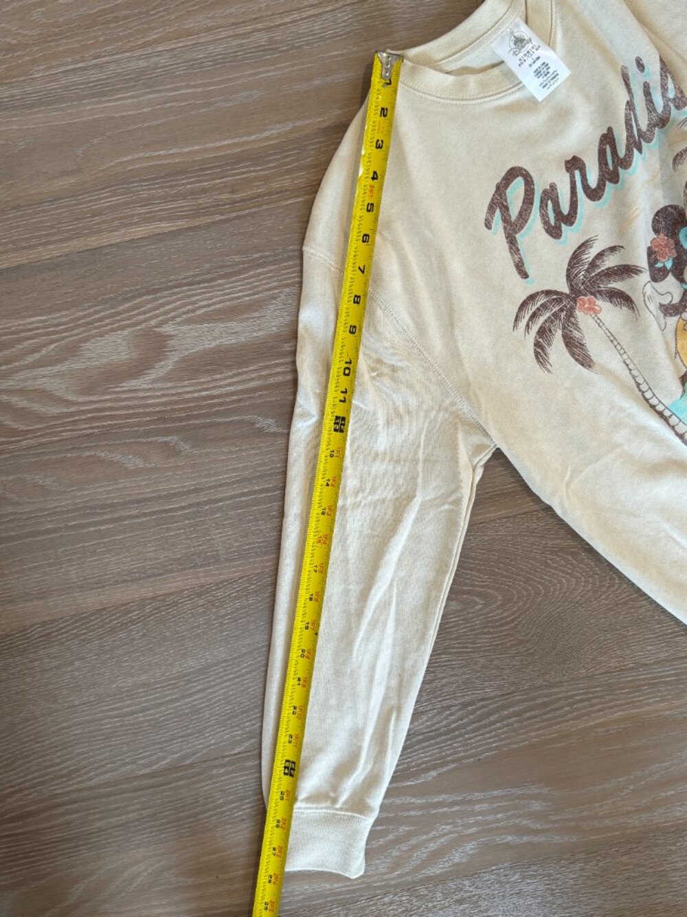 Disney Parks Minnie Mouse Paradise Sweatshirt - Picture 9 of 9